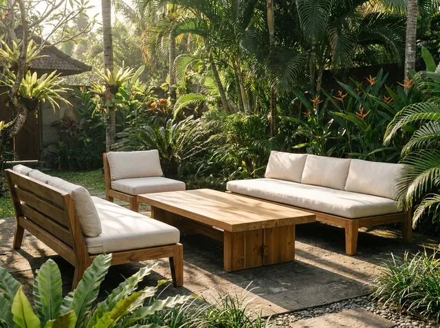 Outdoor and Teak Garden Furniture made to order in Bali