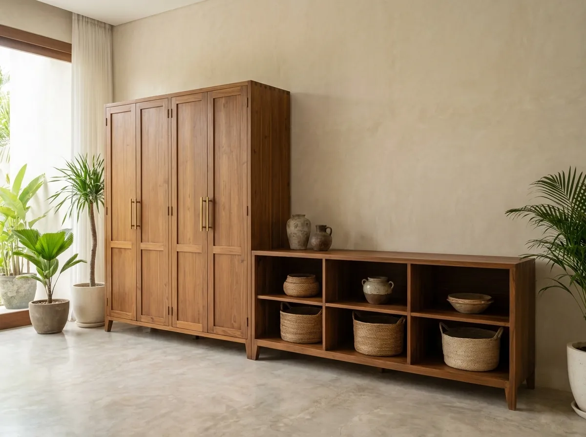 Wardrobes and Cabinetry made to order in a Bali workshop